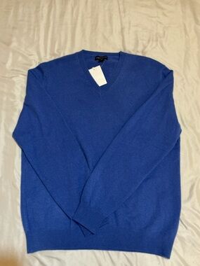 Men’s Lands End Cashmere V Neck Sweater